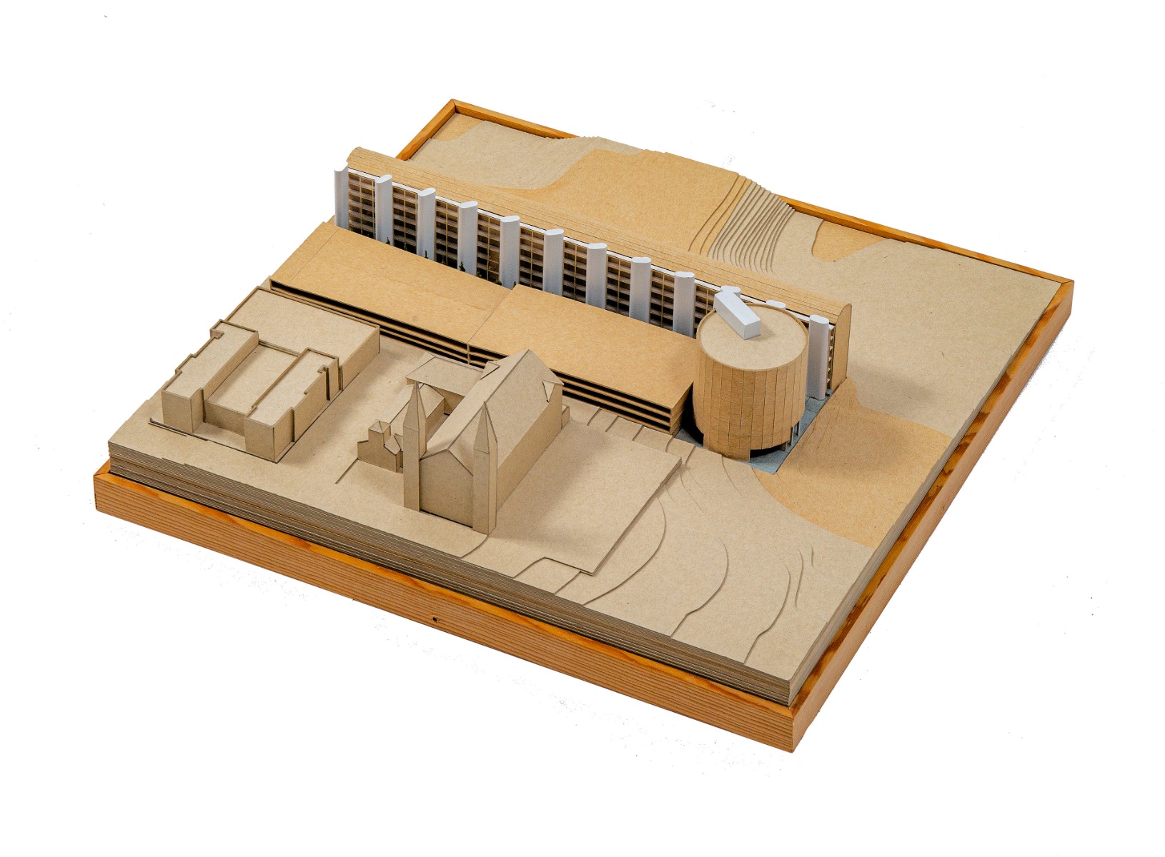 original oversized skillfully executed stanley tigermann architectural presentation model 