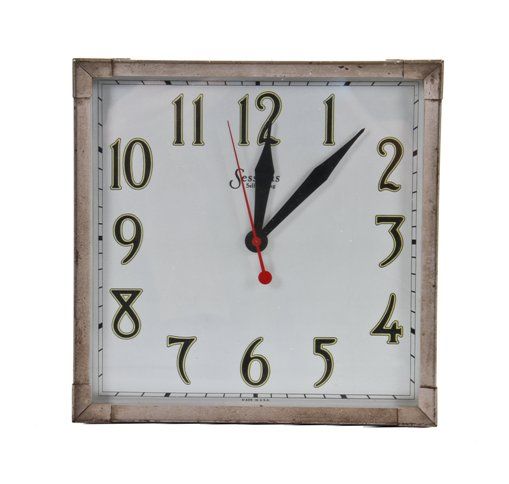 fully functional late 1940's vintage american industrial "model w" factory office wall-mount sessions electric analog clock 