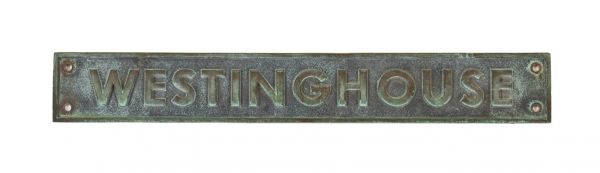 Vintage Salvaged Retro Sturdy Aluminum House Sign Address Number 1 4.25" 