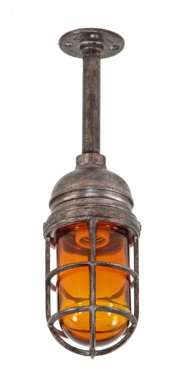 Explosion Proof Style Ceiling Mount Cage Retro Industry Light Fixture Commercial 