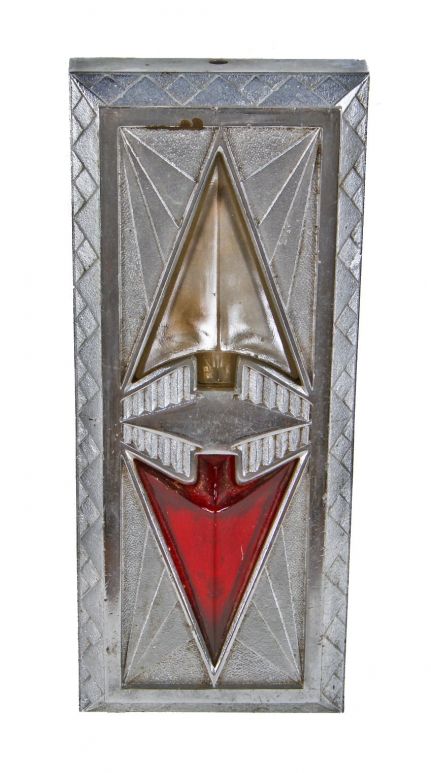 all original and intact c. 1933 stunning art deco "jazz age" interior chrome-plated cast bronze elevator cincinnati times-star building elevator up/down directional indicator 