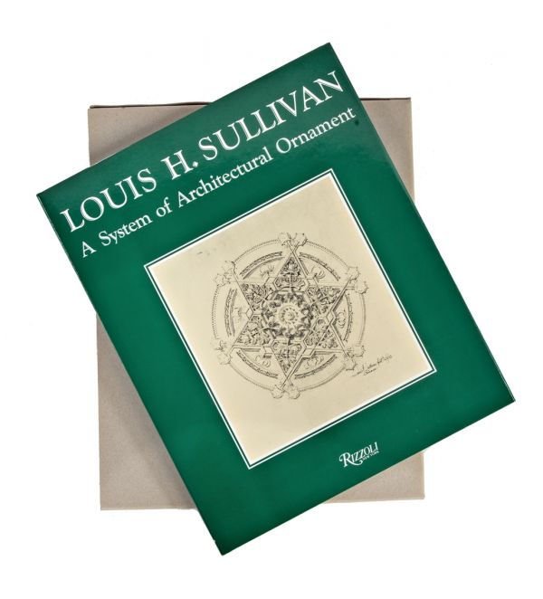 rare out-of-print 1990 first edition louis h. sullivan: a system of architectural ornament with original cardboard sleeve 