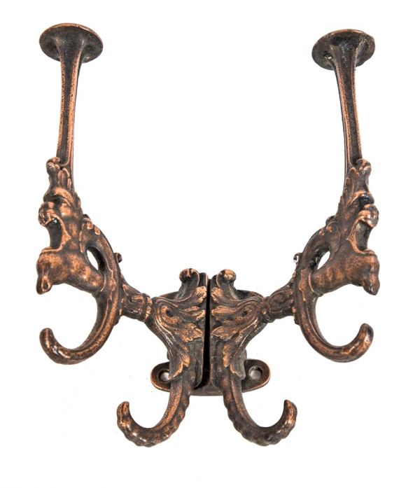 Stunning Ornate Cast Iron Coat Hook Or Hat Hook 