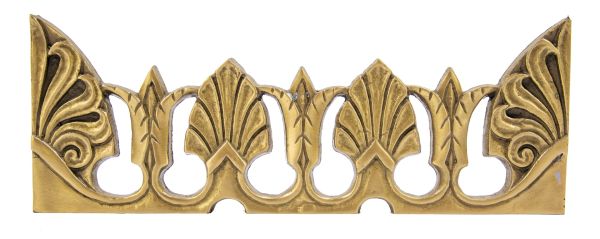 faithfully reproduced patinated cast bronze wrigley building exterior entrance door surround or muntin panel