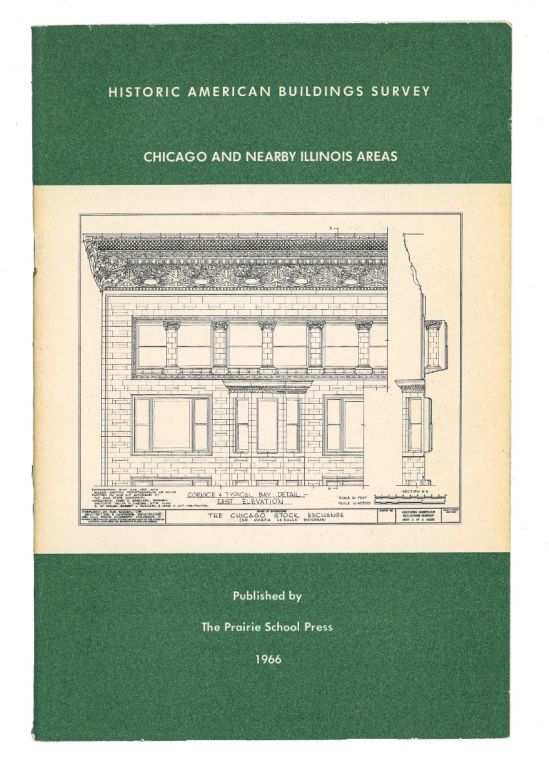 hard ot find original 1965 habs booklet of chicago buildings published by the prairie school press