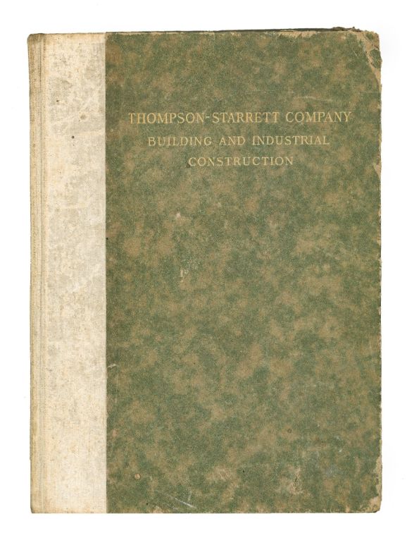rare early 20th century thompson-starrett company book on american city skyscrapers