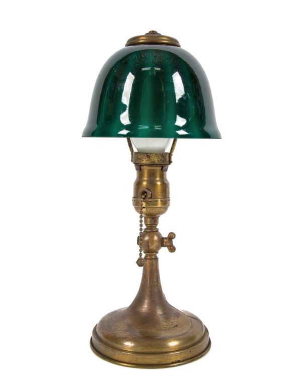 Emerald Green Cased Glass Shade, Emerald Green Table Lamp Shade
