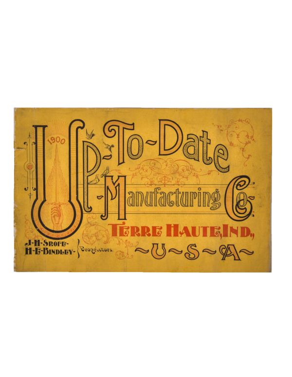 profusely illustrated c. 1900 up-to-date manufacturing company ornamental metalwork catalogue