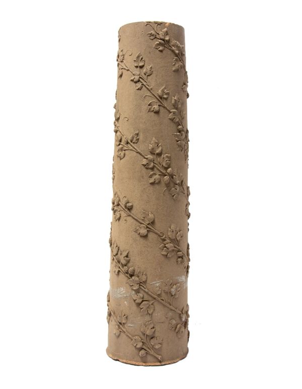 original 1893 chicago world's fair pabst pavilion buff-colored terra cotta column accentuated with hop leaves