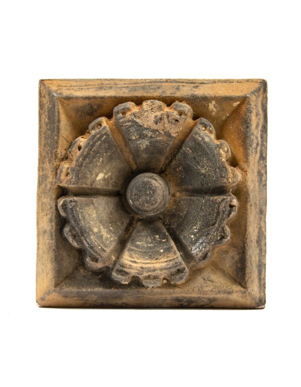 seldom found early example of northwestern terra cotta works buff-colored terra cotta exterior rosette 