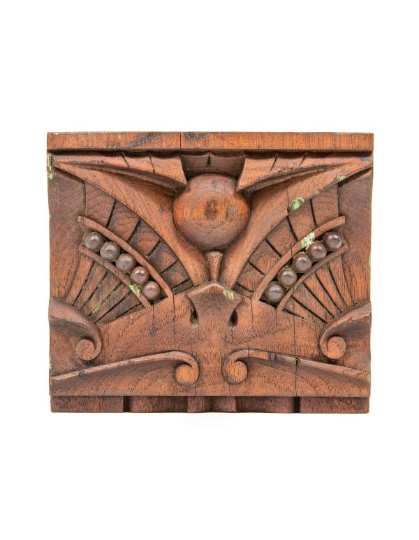 historically important john edelmann-designed levi strauss house carved walnut interior residential plinth block 