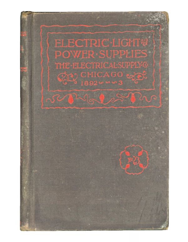 rare 1892 original and intact profusely illustrated electrical supply company chicago catalog 