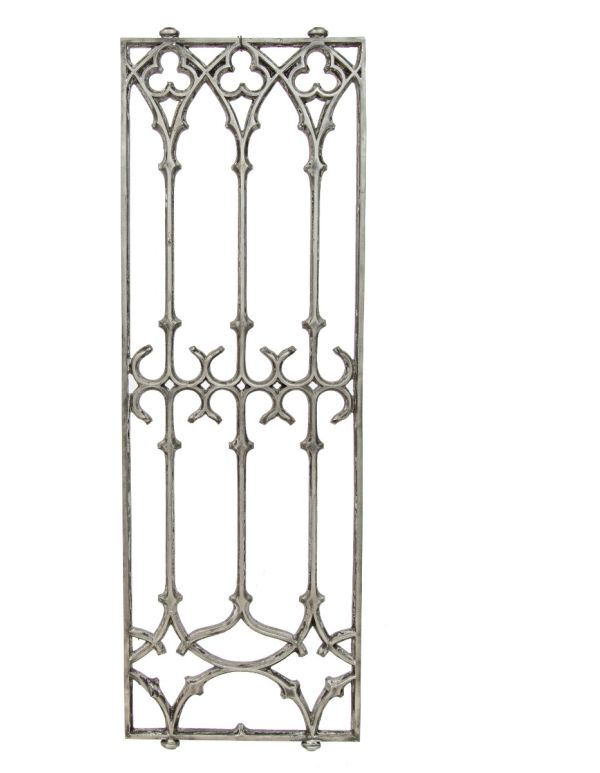 original 19th century jenney and mundie-designed interior cast aluminum isabella building elevator cage grille