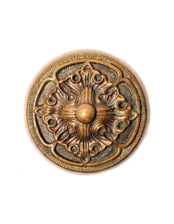 rare 1890s cast bronze henry ives cobb-designed doorknob for the university of chicago