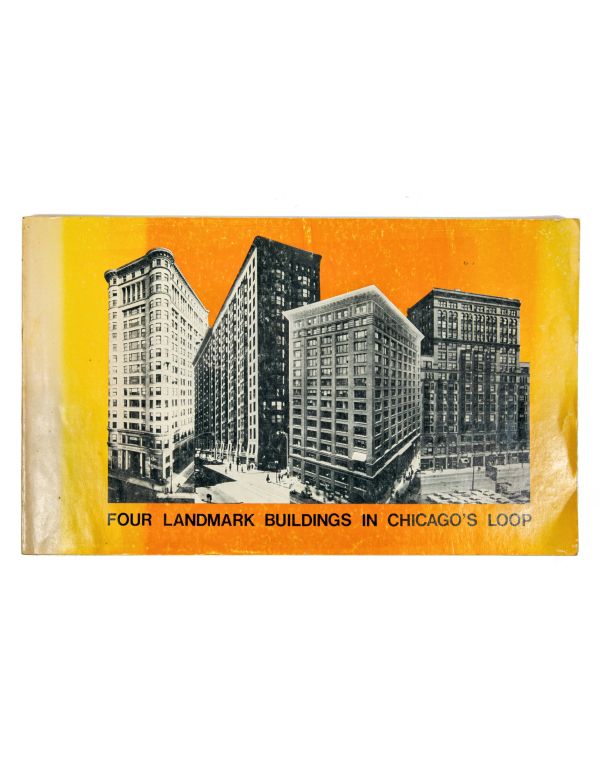 original soft-bound four landmark buildings in chicago loop economic feasibility study book 