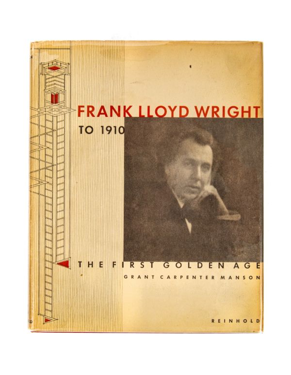 first edition frank lloyd wright 1910 first by manson grant carpenter with dust jacket