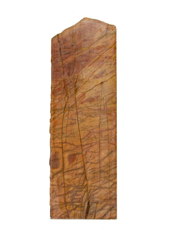 oversized richly colored salvaged chicago intrerior lexington hotel main lobby rosso asiago marble column fragment 