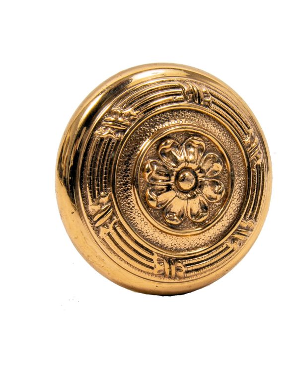 original custom-designed ornamental cast bronze doorknob from  léon eugène arnal's foshay tower located in minneapolis