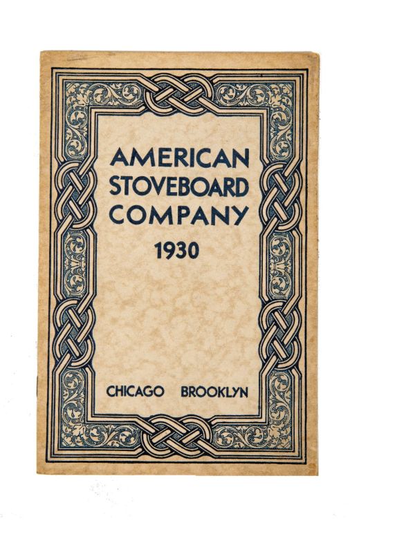 rare original and profusely illustrated color american stoveboard company catalog 