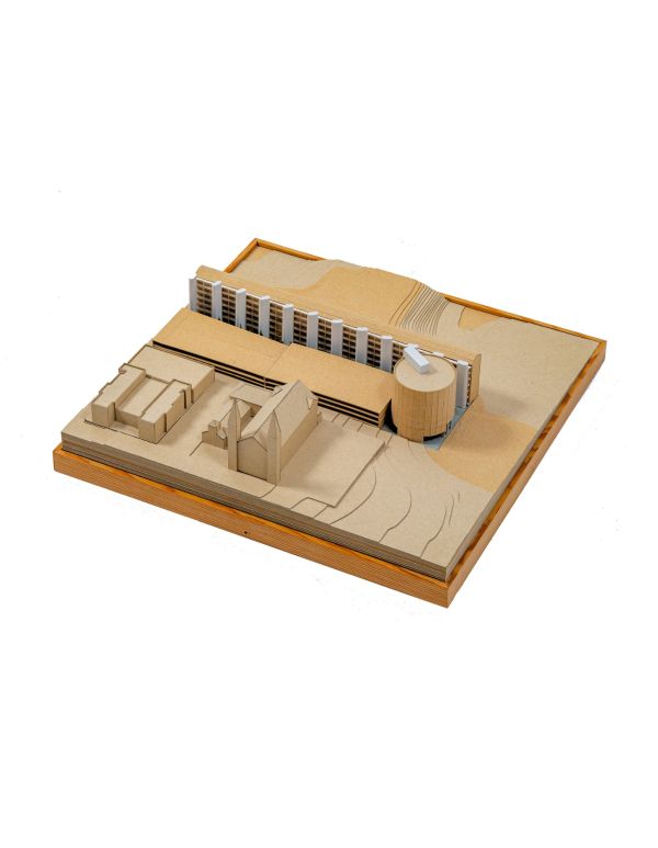 original oversized skillfully executed stanley tigermann architectural presentation model 