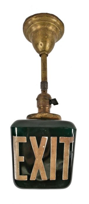 Polished Brass "EXIT" Sign