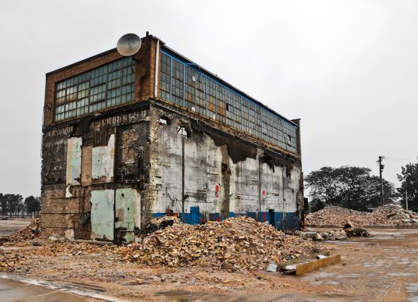 the former a. finkl & sons second and biggest foundry complex reduced to rubble