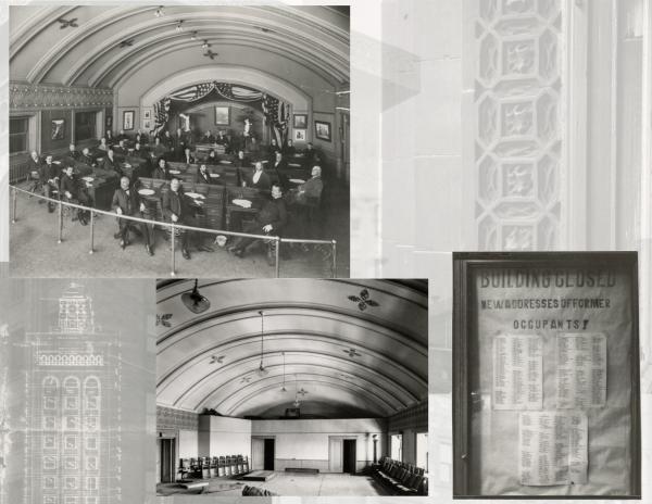 latest photographic images of adler and sullivan's garrick theater shortly before its demolition in 1961