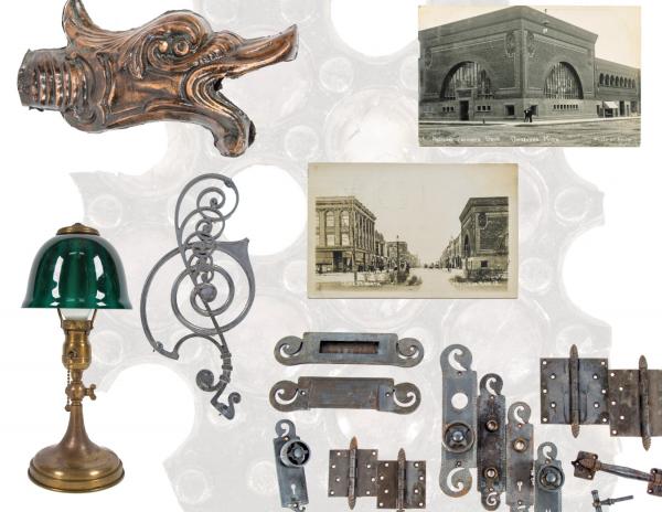 several new architectural artifacts, objects, and ephemera join urban remains online catalog