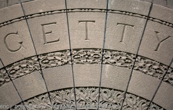 photographic study of the carrie eliza getty tomb's exterior ornament