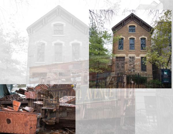 a 19th century cottage and 1914 bascule bridge wiped away from chicago's cityscape
