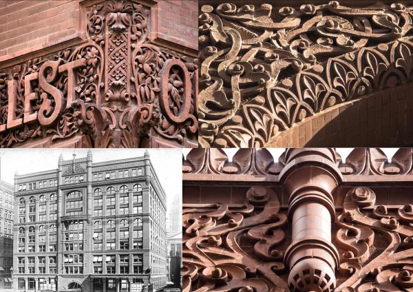 a photographic study of john wellborn root's rookery building ornamental terra cotta