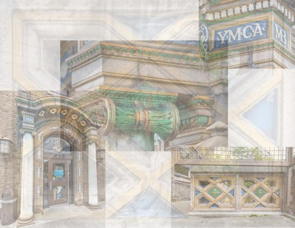 rochester's maplewood ymca: a closer look at claude bragdon-designed polychromatic ornamental terra cotta entrance