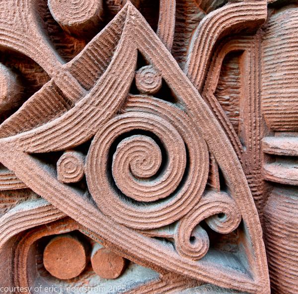 photographic study of adler and sullivan's 10-story wainwright building (1891) exterior terra cotta and sandstone ornament