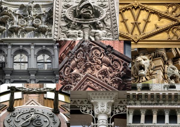 an afternoon photographing building ornament in new york city