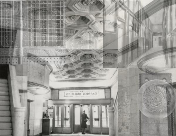 rarely seen images of adler and sullivan's schiller building lobby and interior commercial corridors