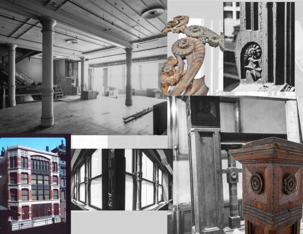 a rare glimpse at the upper floors of adler & sullivan's s.a. maxwell loft building as photographed by richard nickel