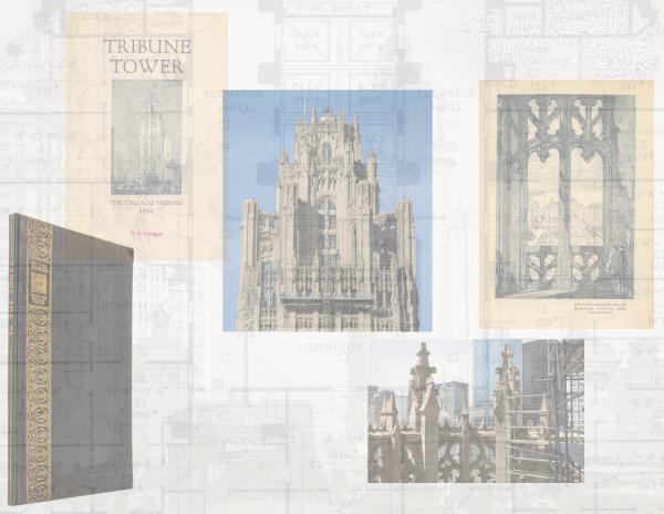 bldg. 51 acquires original "to the tower" chicago tribune tower (howells and hood, 1925) dedication book