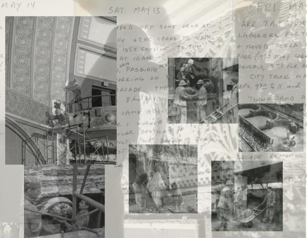 five days salvaging the garrick theater as recorded in richard nickel notes and photographs