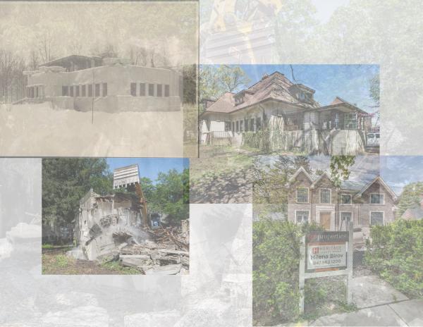 walter burley griffin's william f. tempel "solid rock" house from beginning to end - and what replaced it a year later