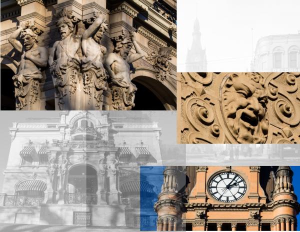 photographic study of milwaukee's city hall, pabst mansion, and the "castle on kilbourn"