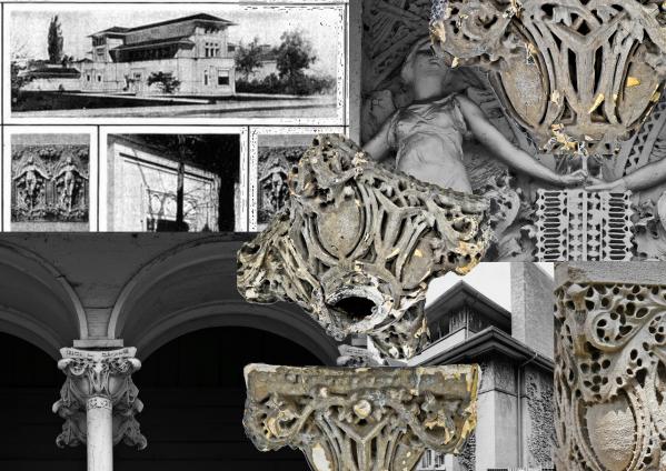 bldg. 51 museum acquires heller house cast plaster capitals executed by richard bock
